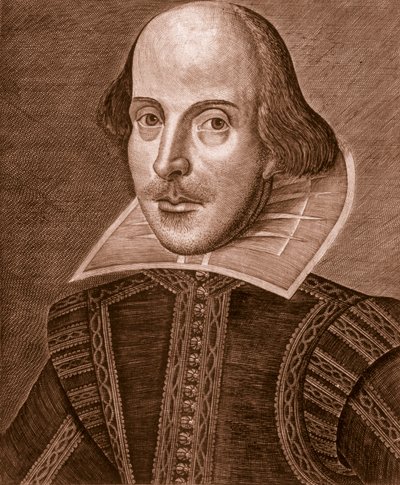 Portrett av Shakespeare, 1623. av Martin Droeshout