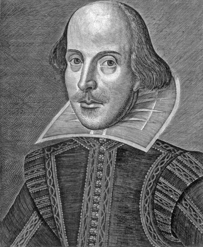 Portrett av Shakespeare, 1623. av Martin Droeshout