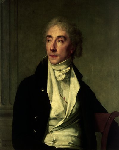 Portrett av Baptiste Cadet, fransk skuespiller, Maleri av Martin Drolling (1752-1817), olje på lerret av Martin Drölling