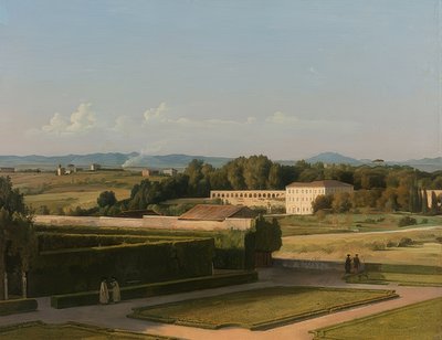 Utsikt over hagen til Villa Medici. 1811-16 av Martin Drölling