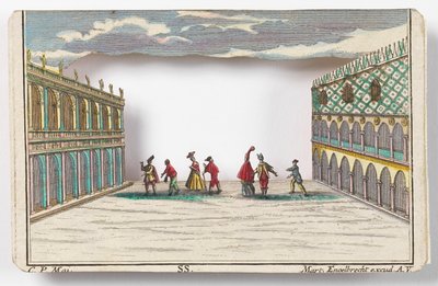 Karnevalet i Venezia (Peep-show) av Martin Engelbrecht