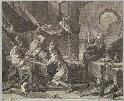 Isaac Blessing Jacob, 1700-tallet. av Martin Gottfried Crophius