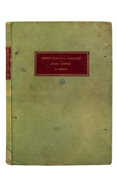 Forside av franske og utenlandske ordrer (bokomslag) av Martin Guillaume Biennais