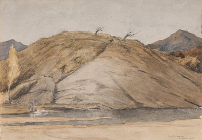 Bredden av Scrivia, Arquata, Italia av Martin Hardie