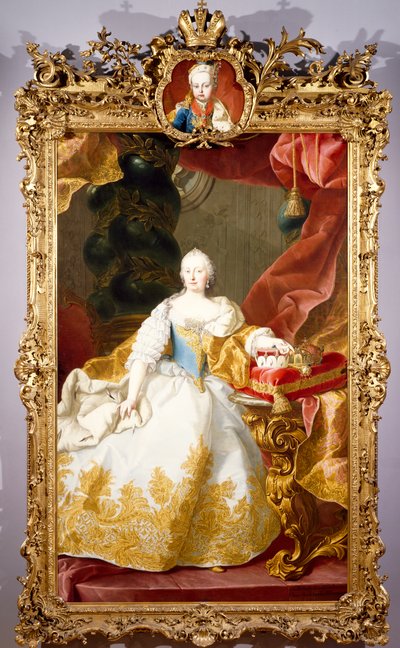 Portrett av Maria Theresa (Wien av Martin II Mytens or Meytens