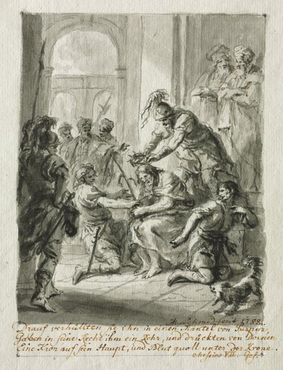 Kristus kronet med torner, 1788. av Martin Johann Schmidt