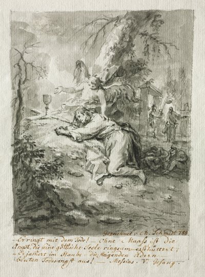 Kristus på Oljeberget av Martin Johann Schmidt