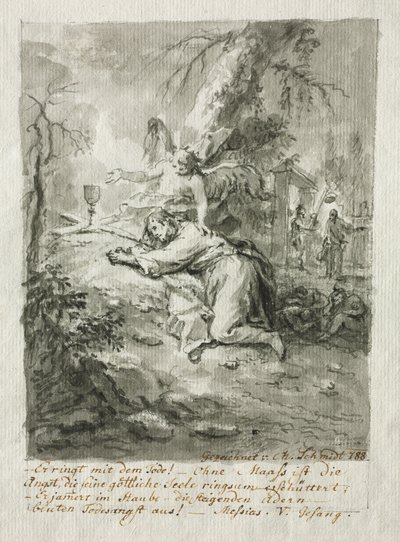 Kristus på Oljeberget, 1788. av Martin Johann Schmidt