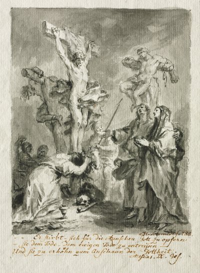 Korsfestelsen, 1788. av Martin Johann Schmidt