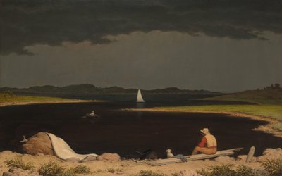 Nærmer seg tordenstorm, 1859. av Martin Johnson Heade