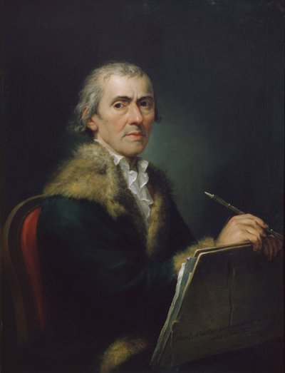Selvportrett av Martin Knoller