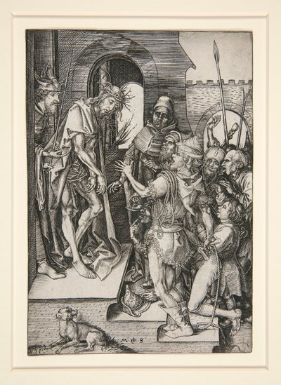 Kristus presentert for folket (Ecce Homo) av Martin Schongauer