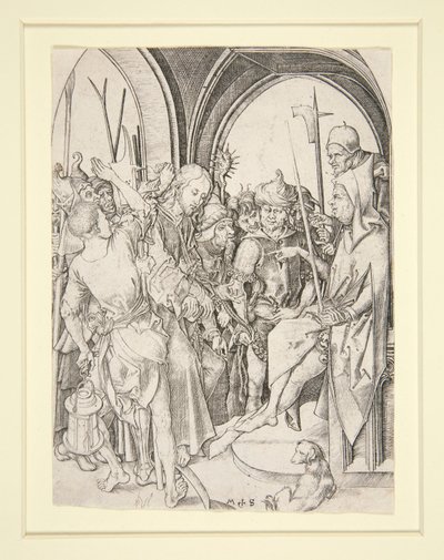 Kristus før Annas av Martin Schongauer
