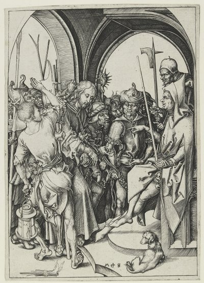 Kristus før Annas av Martin Schongauer