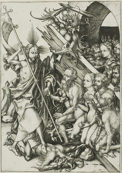 Kristus i Limbo, fra The Passion av Martin Schongauer