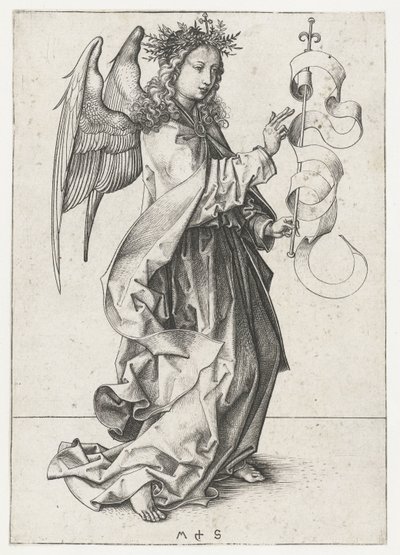 Engelen Gabriel Kunngjøring (serietittel) av Martin Schongauer