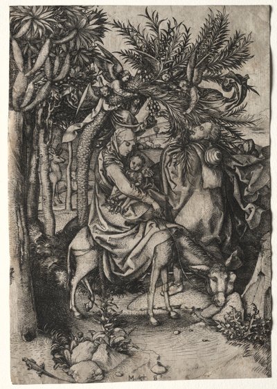 Fly til Egypt. av Martin Schongauer