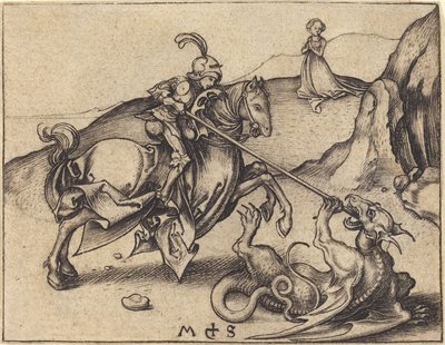 Saint George av Martin Schongauer