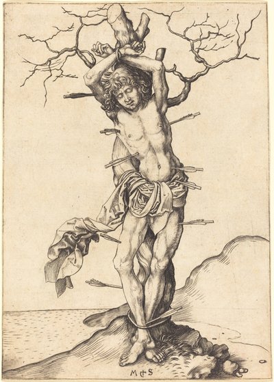 Sankt Sebastian av Martin Schongauer
