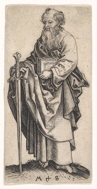 St. Paul, ca. 1435-1491. av Martin Schongauer