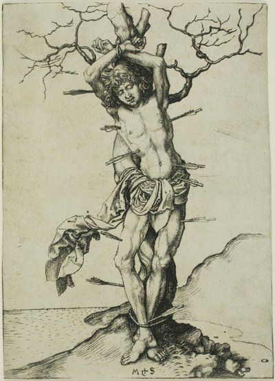 St. Sebastian av Martin Schongauer