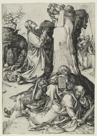 Kvalen i hagen (gravering) av Martin Schongauer