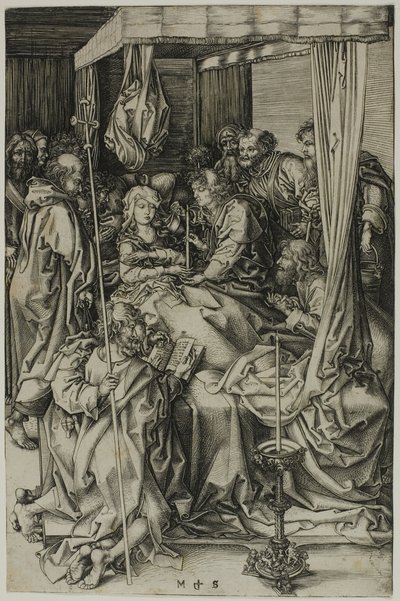Jomfruens død av Martin Schongauer