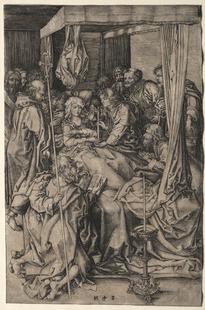 Jomfruens død av Martin Schongauer