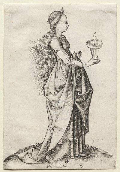 Den femte vise jomfru av Martin Schongauer