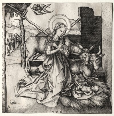 The Life of Christ: The Nativity, ca. 1480-1490. av Martin Schongauer
