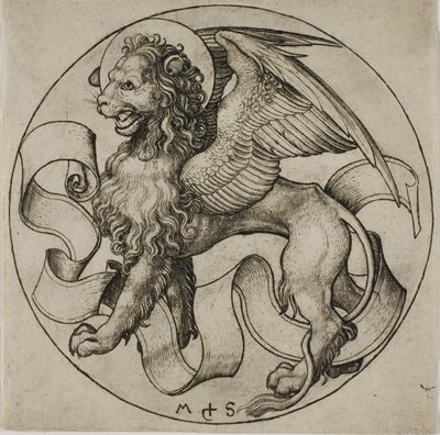 Løven av Markus av Martin Schongauer