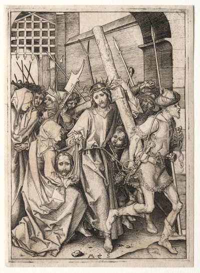 Lidenskapen: Kristus som bærer korset av Martin Schongauer