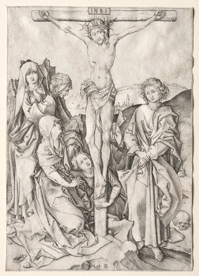 Lidenskapen: Kristus på korset av Martin Schongauer