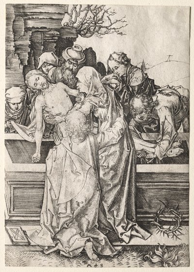 The Passion: The Entombment av Martin Schongauer