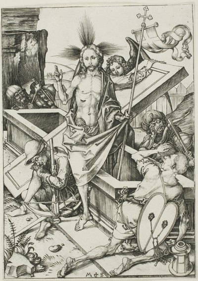 The Resurrection, fra The Passion av Martin Schongauer