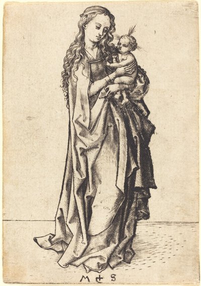 Den lille madonnaen og barnet av Martin Schongauer
