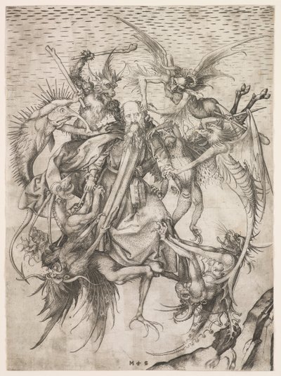 St. Anthonys trengsler av Martin Schongauer