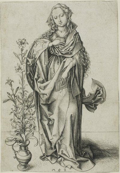 Bebudelsens jomfru av Martin Schongauer