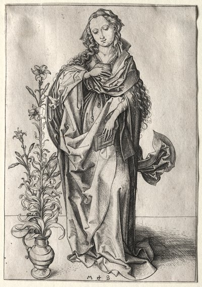 Bebudelsens jomfru av Martin Schongauer