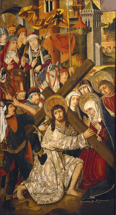 Veien til Golgata (detalj) av Martin & Ximenez Miguel (fl.1466 1505) Bernat