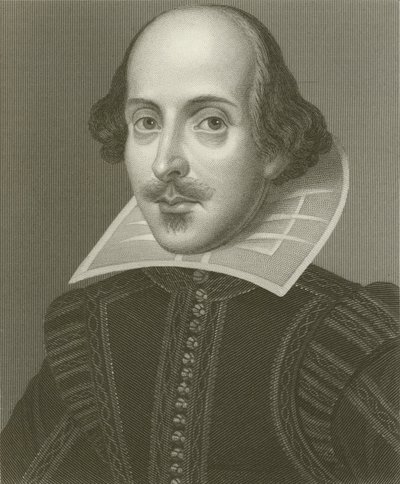 Shakespeare (gravering) av Martin the elder Droeshout