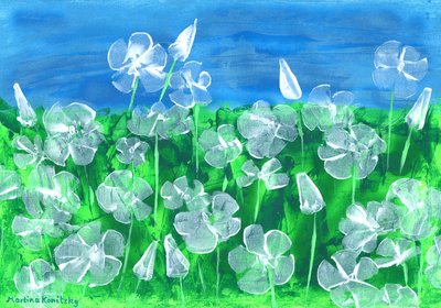Kopp mallow hvit mallow av Martina Konitzky