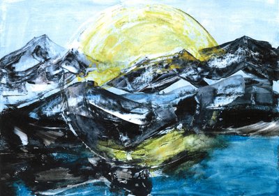 Fjellvann i måneskinnet av Martina Konitzky