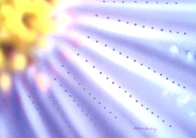 Blå blomst av Martina Konitzky