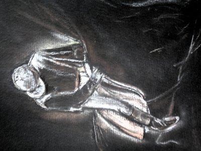 Studie etter Degas - Homage av Martina Konitzky