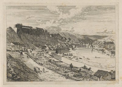 Utsikt over Bouillon av Martinus Antonius Kuytenbrouwer jr.