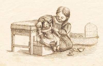 Illustrasjon til "Halv hundre fabler for barn" av Hey av Martinus Rørbye