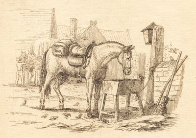 Illustrasjon til "Halv hundre fabler for barn" av Hey av Martinus Rørbye