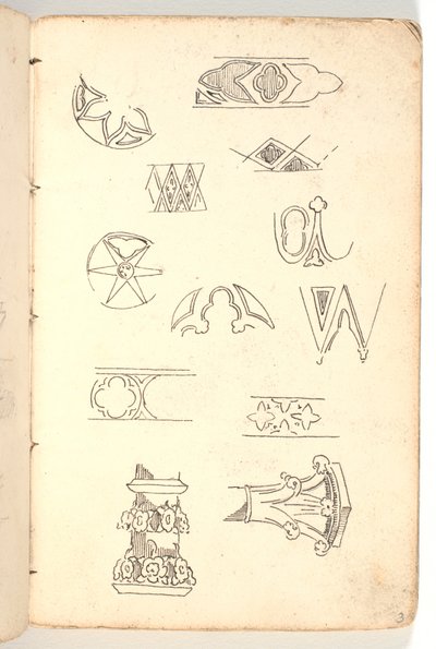 Arkitektur ornament av Martinus Rørbye