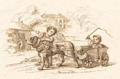 Illustrasjon til "Halv hundre fabler for barn" av Hey av Martinus Rørbye